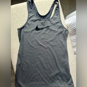 Nike Women's Gray Tank Top SMALL